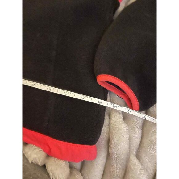 The north face jacket/coat denali euc sz Medium/M black pink fleece - Picture 8 of 9